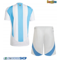 Maglie da calcio Argentina Prima Maglia Bambino Copa America 2024 Manica Corta (+ Pantaloni corti)